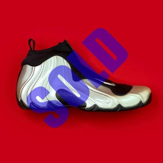 Nike Air Flightposite Silver Original 2000 Size 12.5