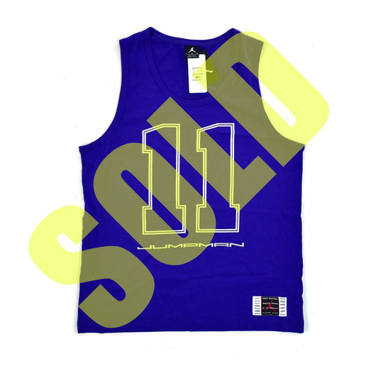 Nike Air Jordan 11 XI Sample Concord Tank Top NEW Size Large