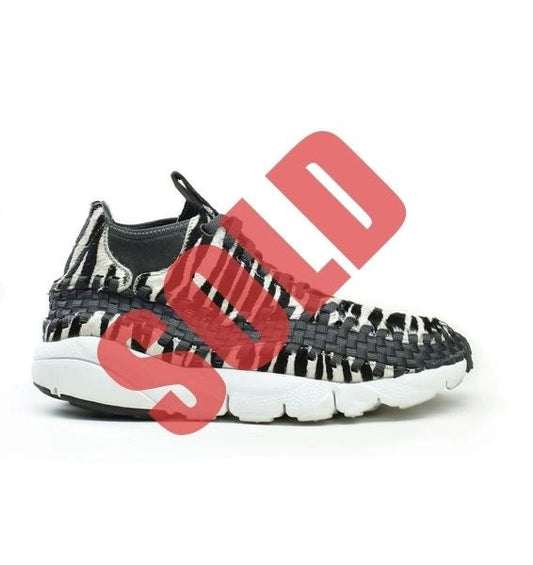 Nike Air Footscape Woven Chukka Zebra Sample w/ Box Sz. 9