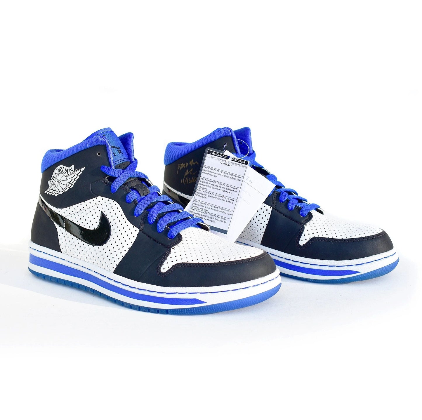 Nike Air Jordan 1 Alpha Zoom Air Royal Sample NEW Size 9