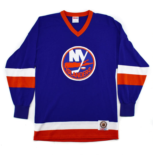 New York Islanders Knit Throwback Sweater CCM Hockey Jersey
