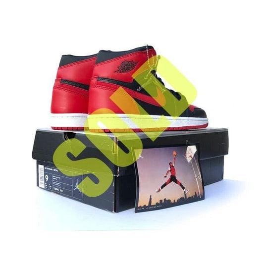 Nike Air Jordan 1 BRED Black/Red 2001 Retro NEW Size 9