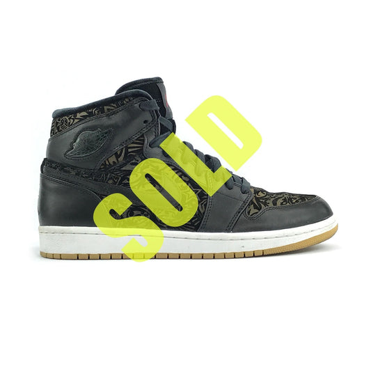 Nike Air Jordan 1 Retro Laser Premium 2008 Size 9.5