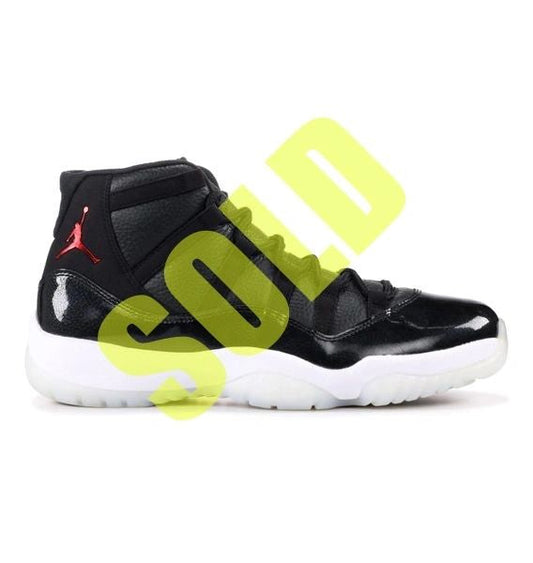 Nike Air Jordan 11 XI Retro Black Gym Red 72-10 NEW size 12