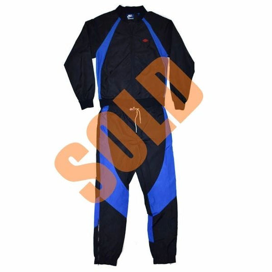 Nike Air Jordan 1 1985 OG Nylon Track Suit Black/Blue Size Medium