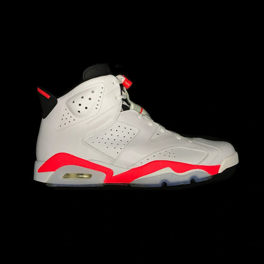 Nike Air Jordan 6 VI Retro White / Infrared NEW w/ Box Size 12