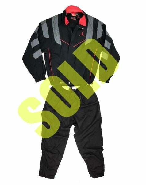 Nike Air Jordan 6 VI 1991 Infrared RARE Sample Suit Jacket + Pants