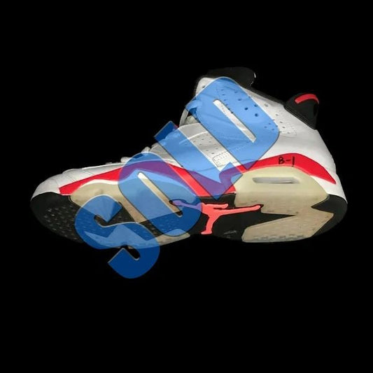 Nike Air Jordan 6 VI Retro Sample Red / Infrared Display Shoe Size 9