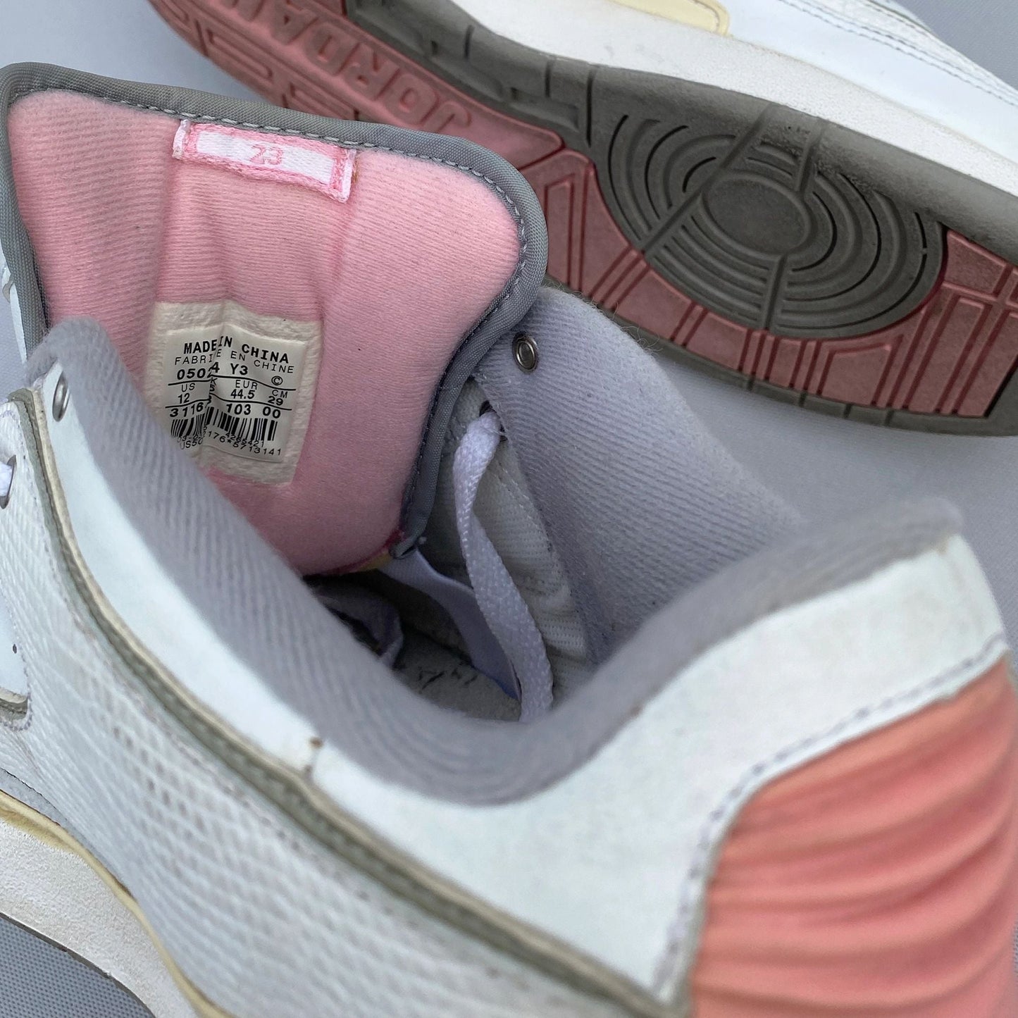 Nike Air Jordan 2 Low Retro 2005 Pink Size Mens 10.5
