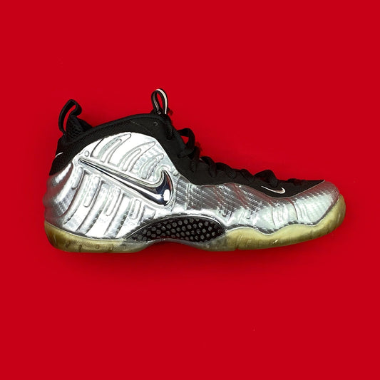 Nike Air Foamposite Pro Silver Surfer Chrome 2016 Size 11
