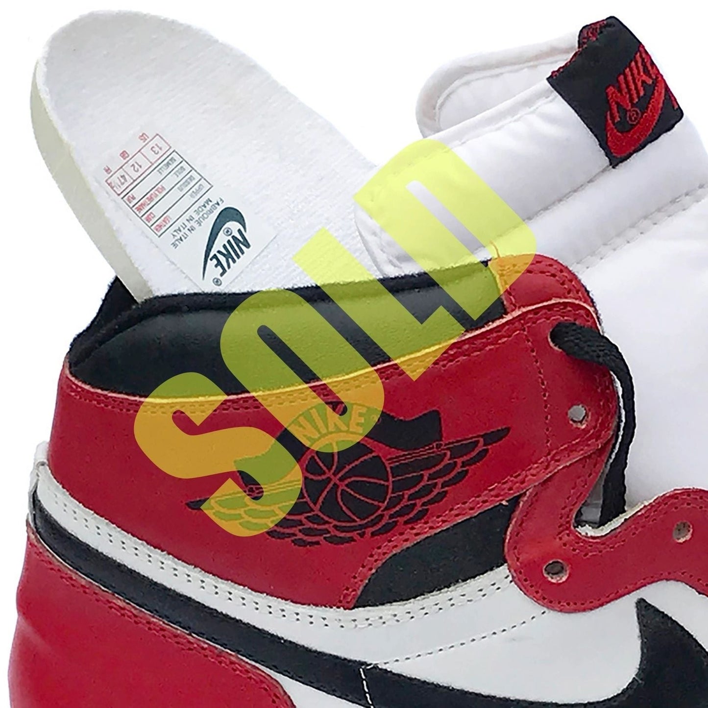 Nike Air Jordan 1 Original MJ Sample; Made in Italy