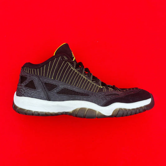 Nike Air Jordan 11 XI Low IE Black / Yellow Zest Size 11.5