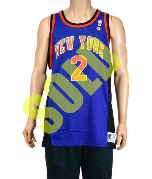 New York Knicks Larry Johnson Champion Jersey Sz. 48