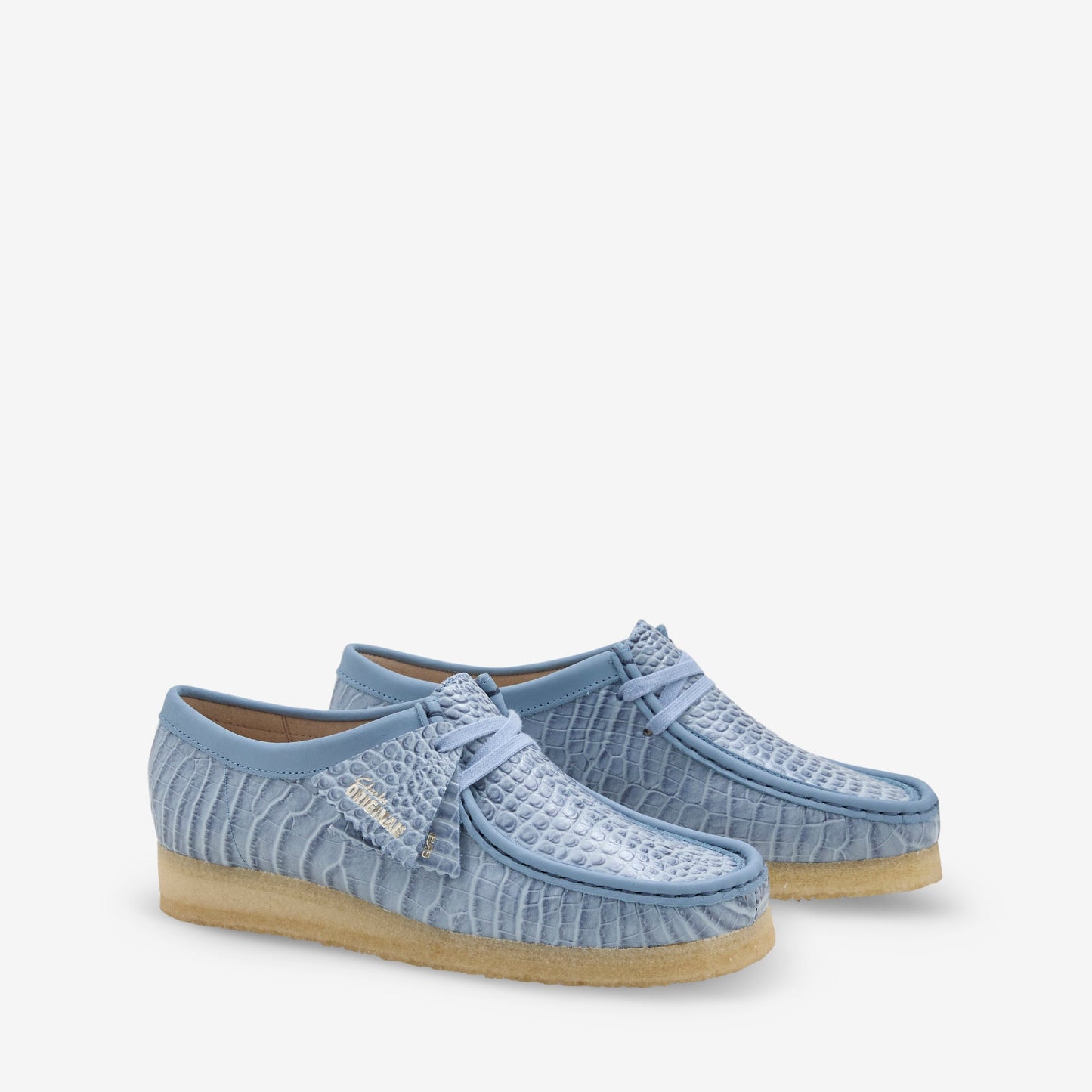 Women's Wallabee Powder Blue Croc