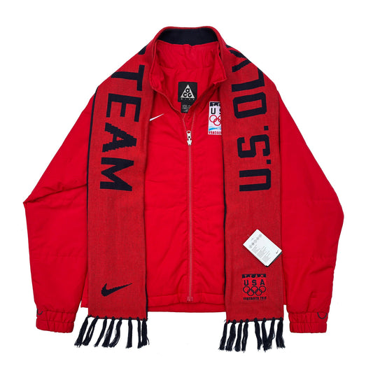 Nike ACG Team USA 2010 Vancouver Olympics Womens Jacket + Scarf NEW