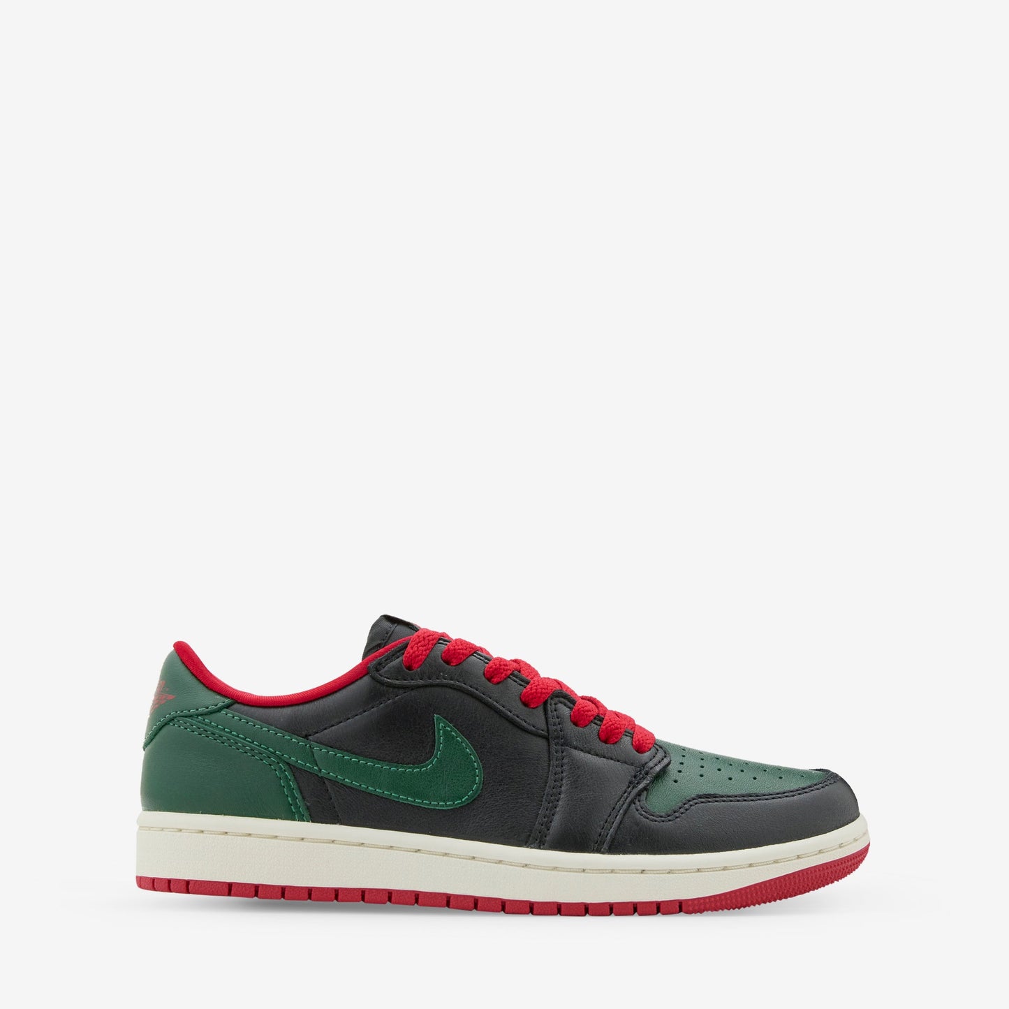 Women's Air Jordan 1 Low OG Black | Gorge Green | Varsity Red | Sail