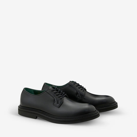 Vinnee Blucher Black Polido Leather