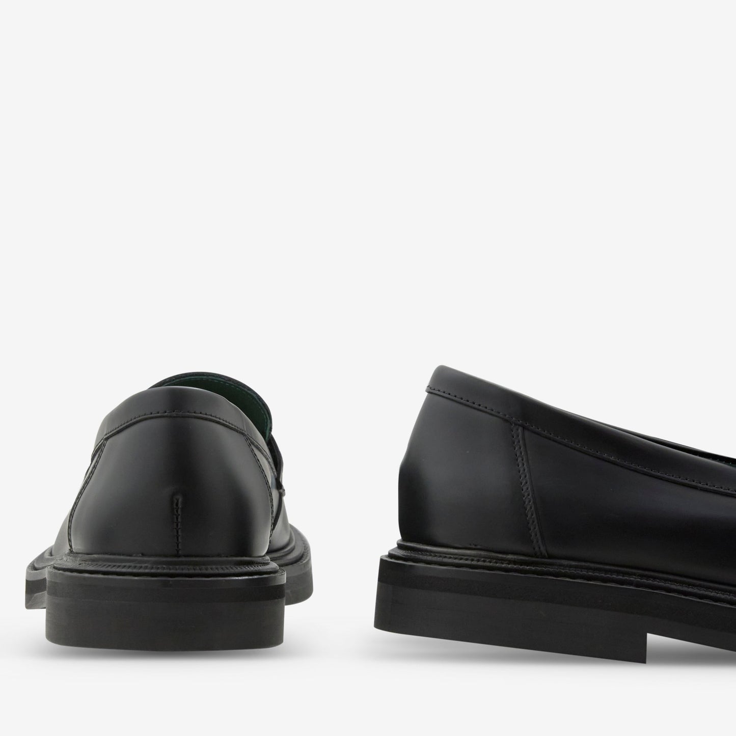 Women's Vinnee Penny Loafer Black Polido Leather