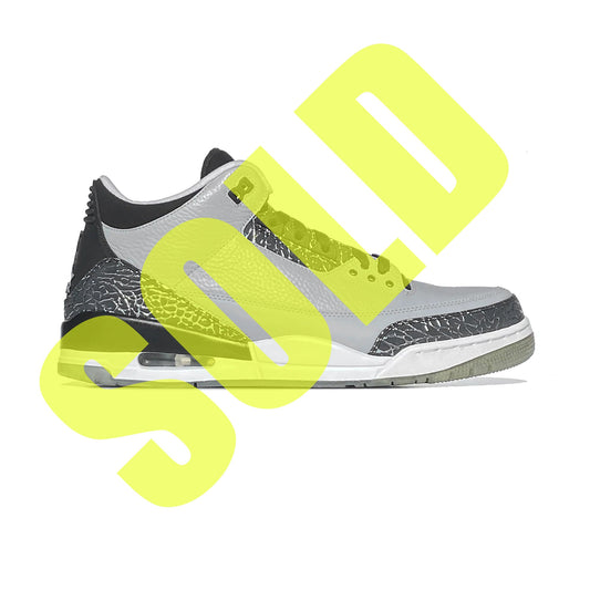 Nike Air Jordan 3 III Wolf Gray 2014 NEW Size 13