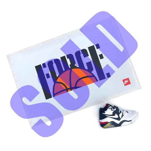 Nike Air Force 1990's Double Sided Store Display Sign
